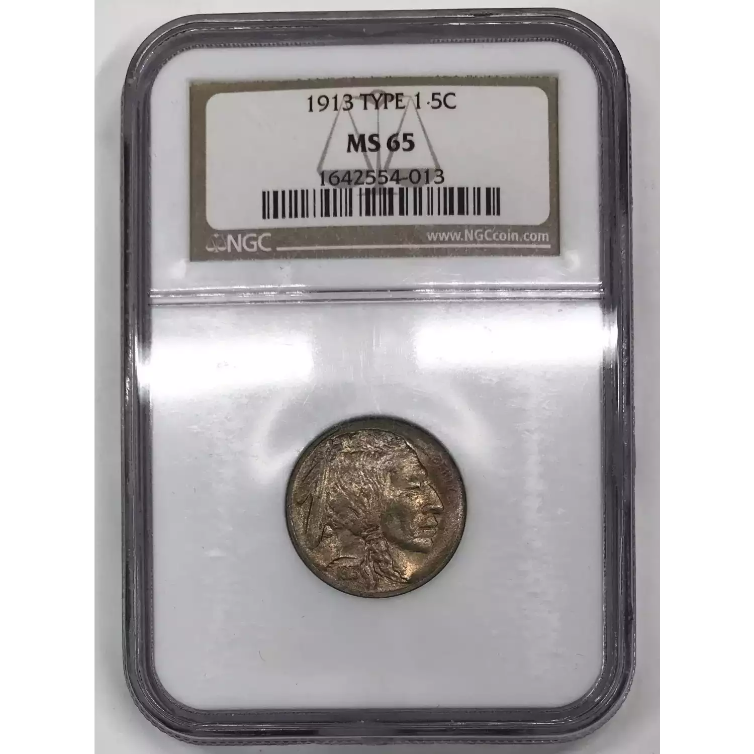 1913 Buffalo Nickel NGC MS-65 TYPE 1 - Old Pueblo Coin