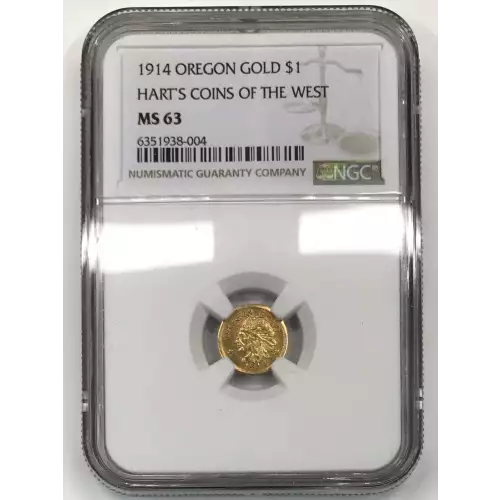 1914 OREGON HART'S COINS OF THE WEST 