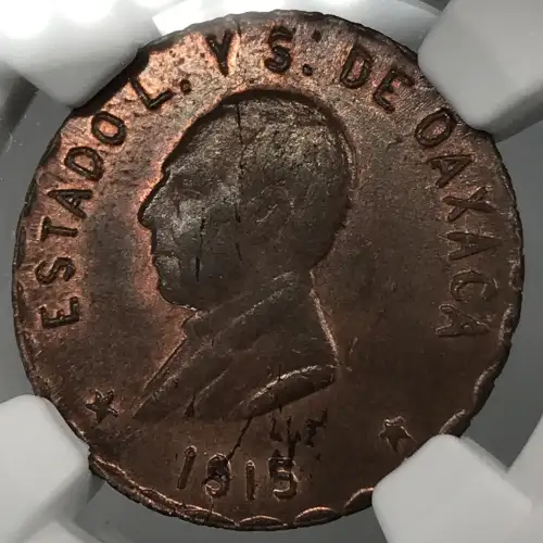 1915 OAXACA - 5TH BUST UNFINISHED LAPELS BN (3)