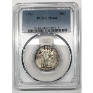 1927-D .25 ANACS F 12 スタンディングリバティクォーター