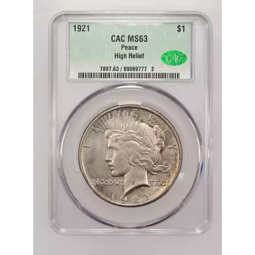 1921 Peace $1 High Relief (2)