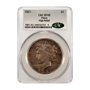 1921 Peace $1 High Relief (2)