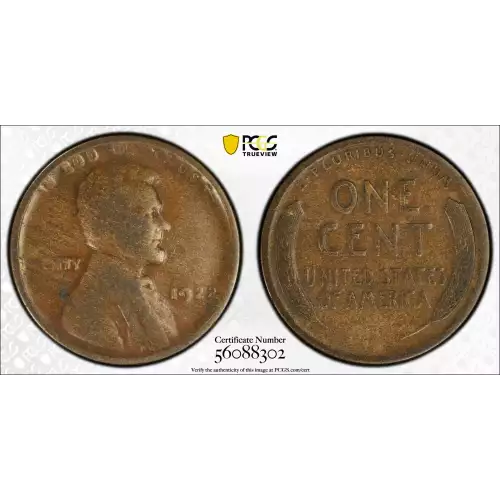 1922 No D 1C Strong Reverse, BN