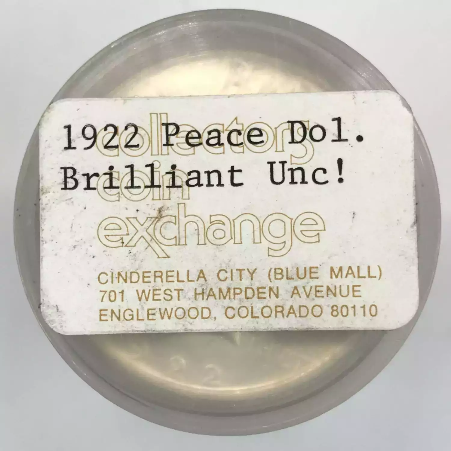 1922 Peace Dollar - BU / Uncirculated