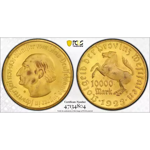 1923 10K Mk Jaeger-N20a Notgeld