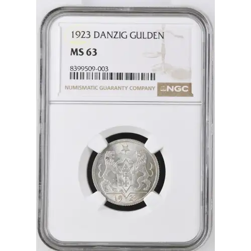 1923 Danzig Silver Gulden NGC MS-63 (4)