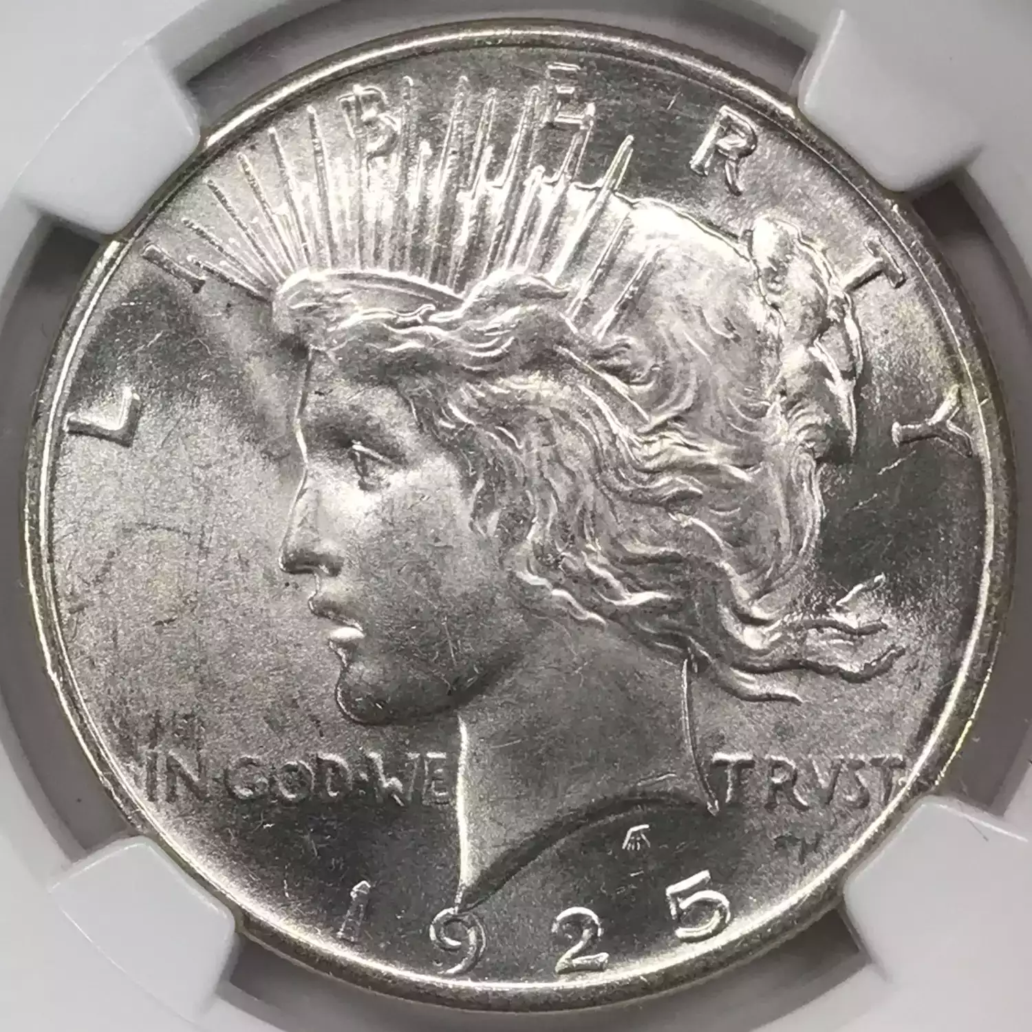 1925 Peace Silver Dollar NGC MS-63 - Old Pueblo Coin