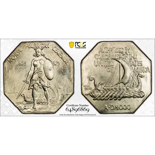 1925 AR Medal Norse American, Thick