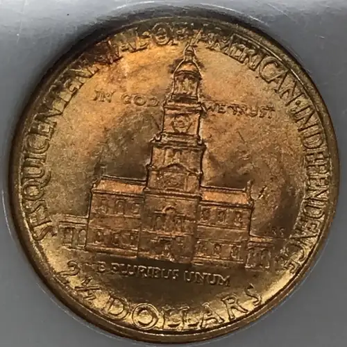 1926 American Independence Sesquicentennial Commemorative Gold