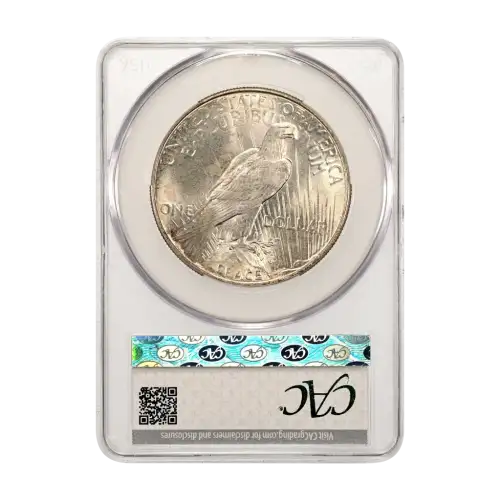 1934 P Peace Silver Dollar CACG MS 65 (3)