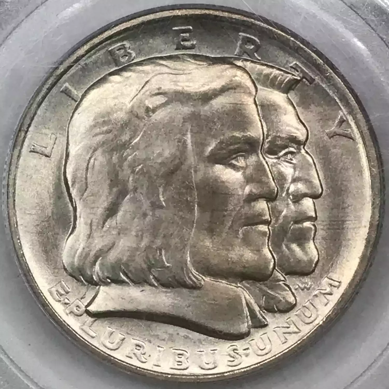 1936 Long Island Tercentenary Commemorative Half Dollar PCGS MS62 Long