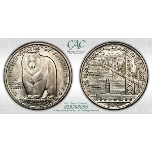 1936-S Bay Bridge 50c