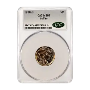 1938-D Buffalo 5c