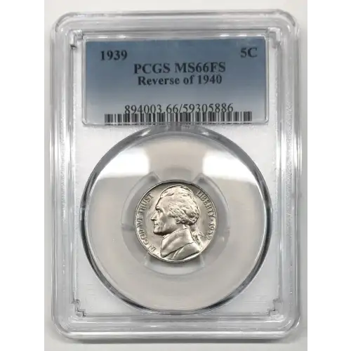 1939 5C Reverse of 1940, FS