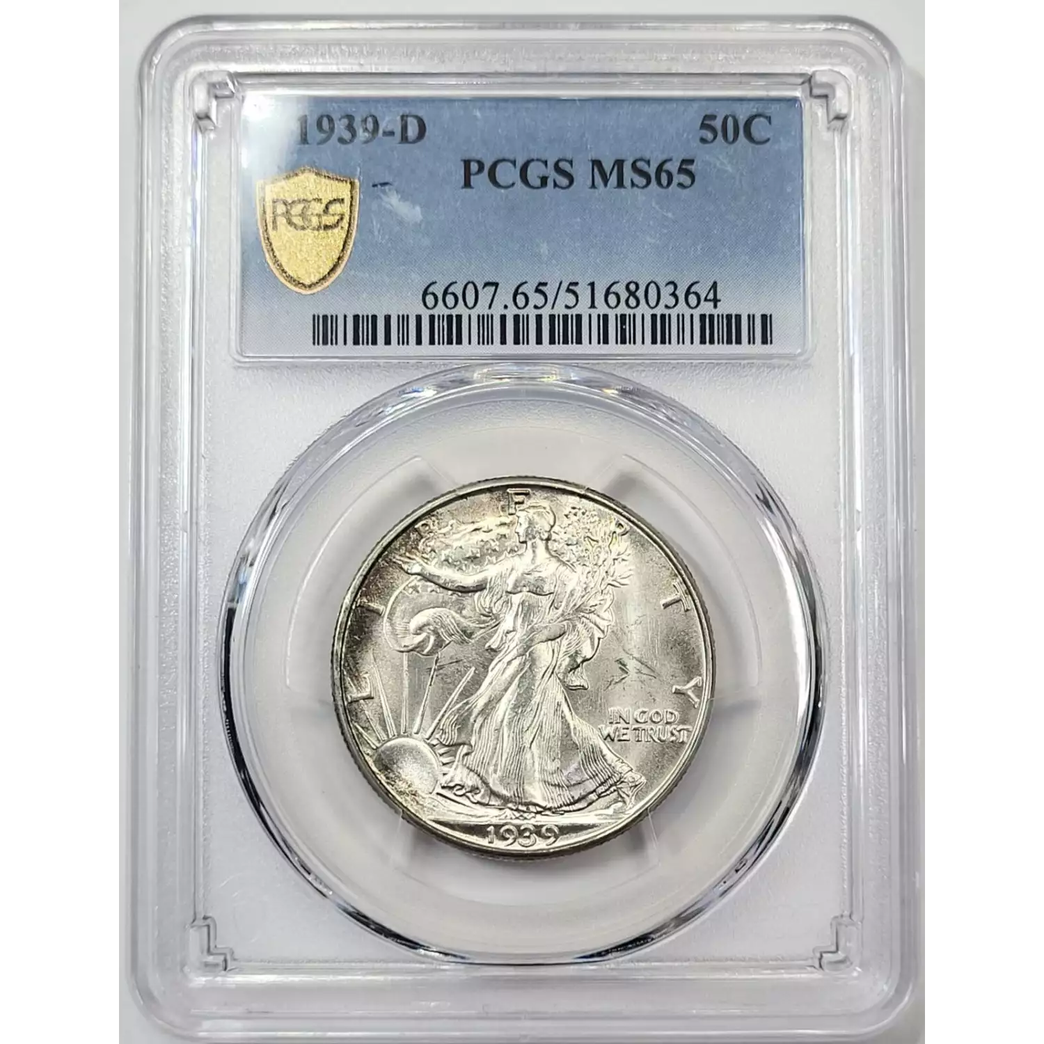 1939-D Walking Liberty Half Dollar PCGS MS-65 - Old Pueblo Coin