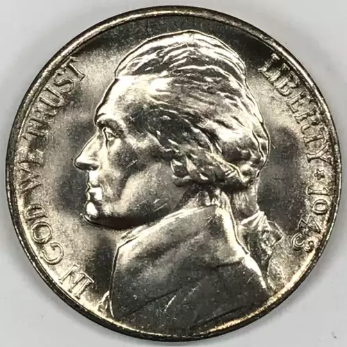 1943-S Jefferson Silver War Nickel - BU / Uncirculated