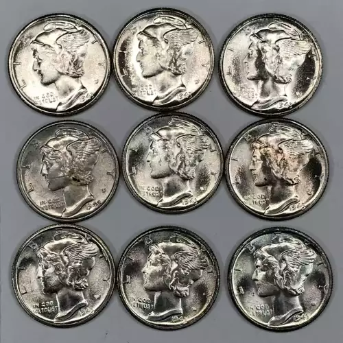 1943-S Mercury Dime - BU / Uncirculated