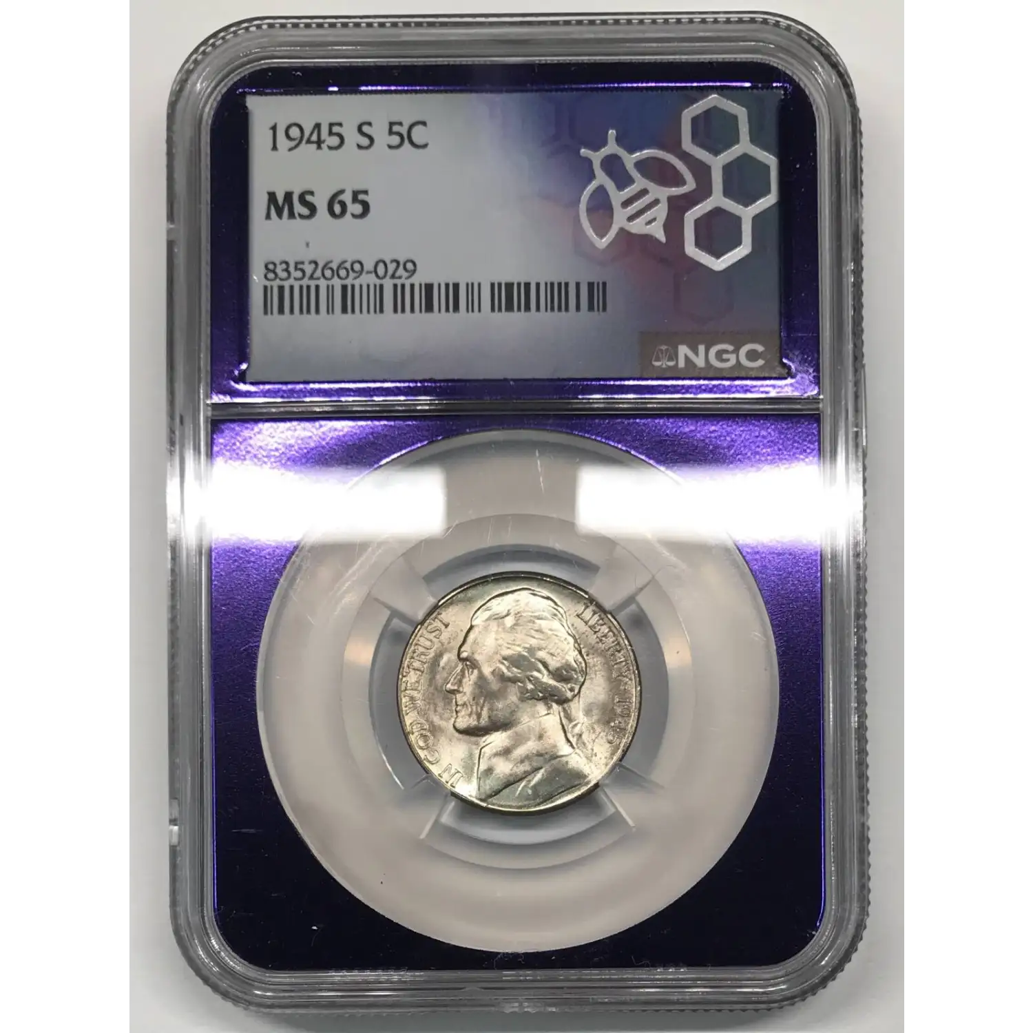 1945年 インドルピー NGC MS 63 ③ 1945-S Jefferson Nickel NGC MS-65 Silver - Old Pueblo Coin