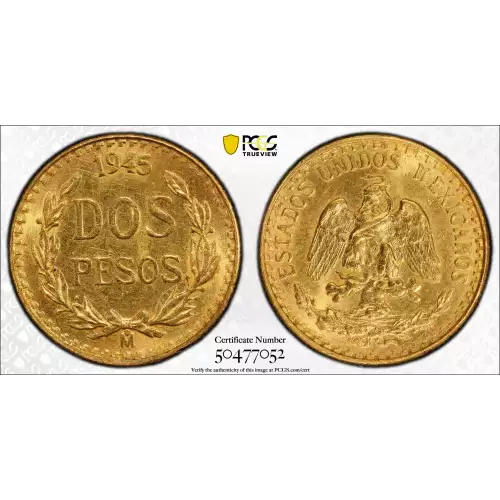 1945-Mo 2 Peso KM-461 (2)