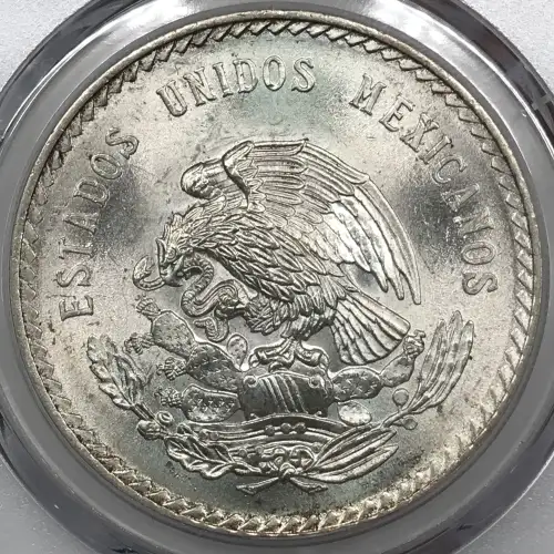 1947-Mo 5 Peso Cuauhtemoc KM-465 Ag (3)