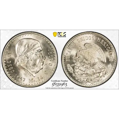 1947-Mo Peso KM-456  Ag (2)