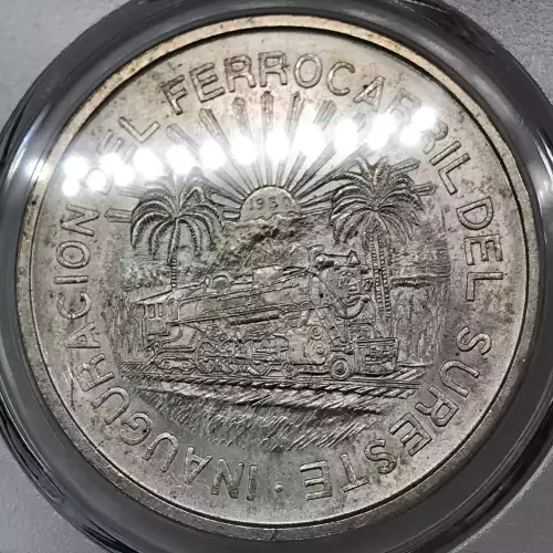 1950-Mo 5 Peso Southeastern Railroad KM-466 (4)
