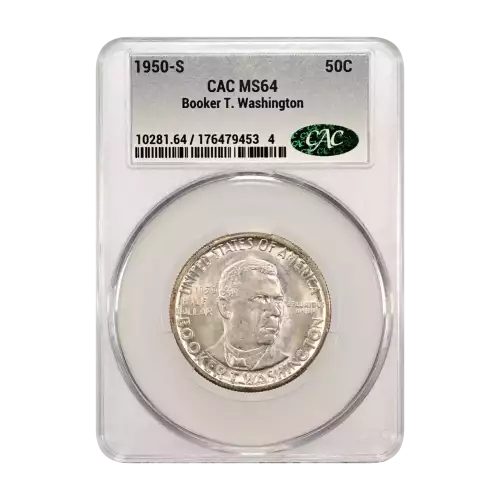 1950-S Booker T. Washington 50c