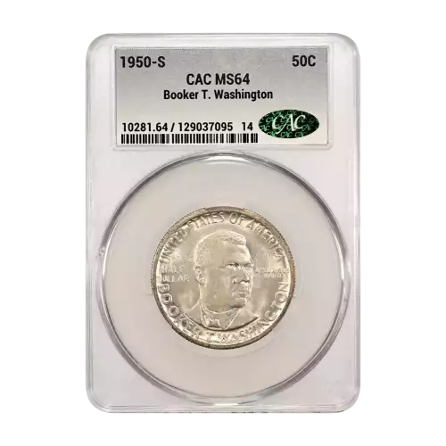 1950-S Booker T. Washington 50c