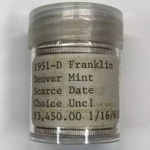 1951-D Franklin Half Dollar - BU / Uncirculated