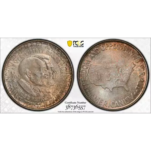 1952 50C Washington-Carver