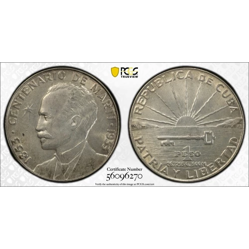 1953 Peso Jose Marti
