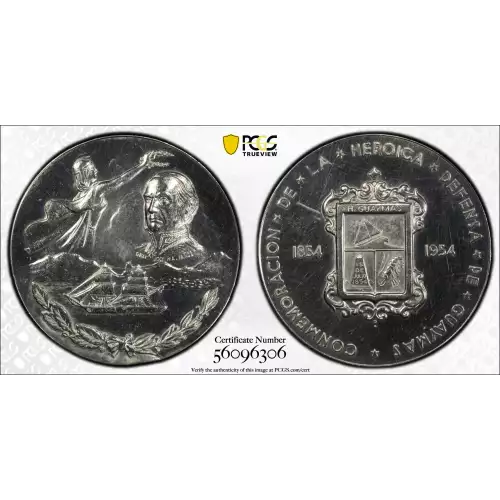 1954 Medal Grove-647a Ag Defense of Guaymas