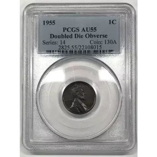 1955 1C Doubled Die Obverse, BN