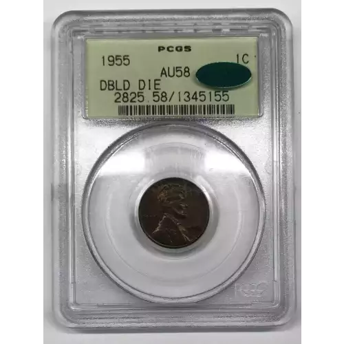 1955 1C Doubled Die Obverse, BN (2)