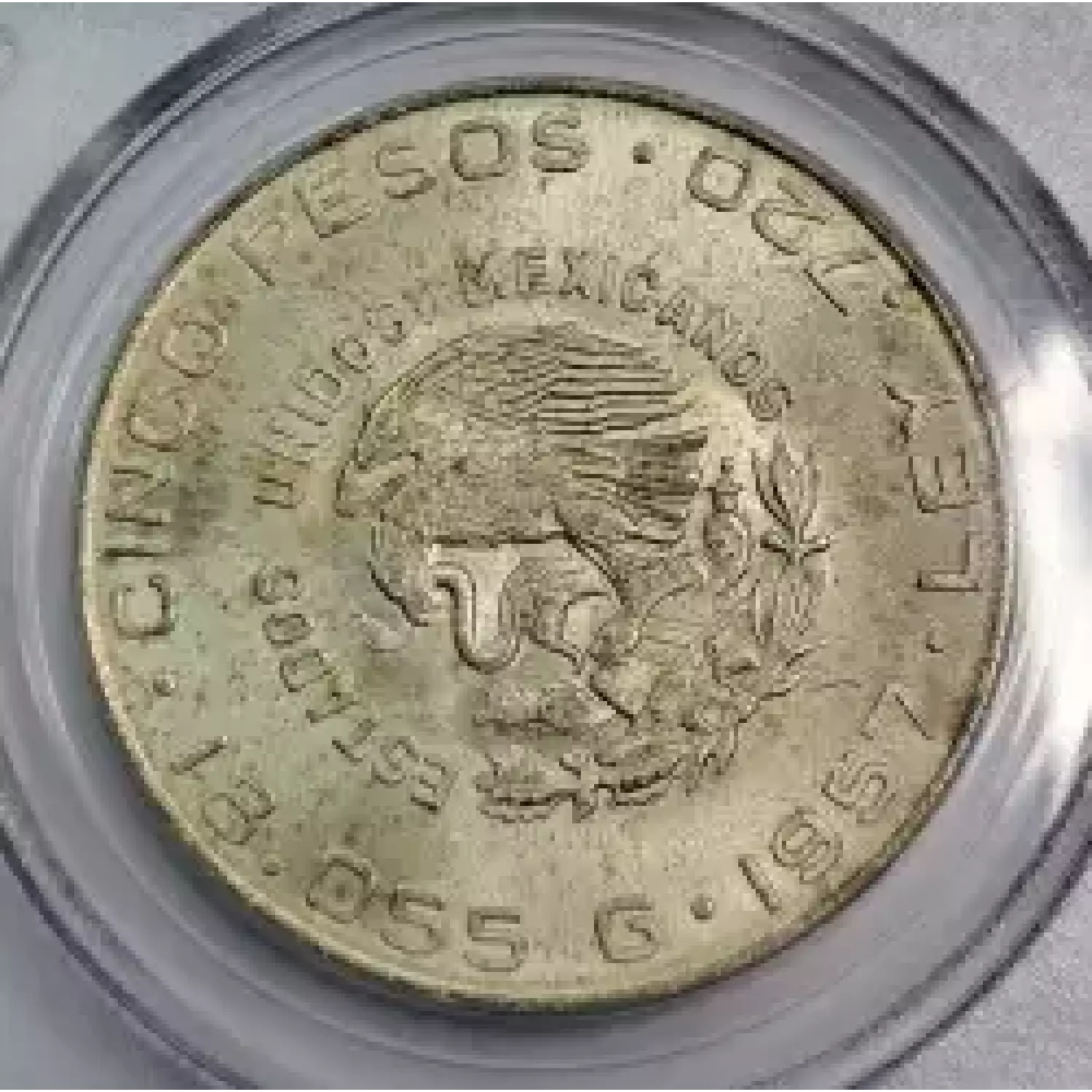 1957-Mo 5 Peso Hidalgo