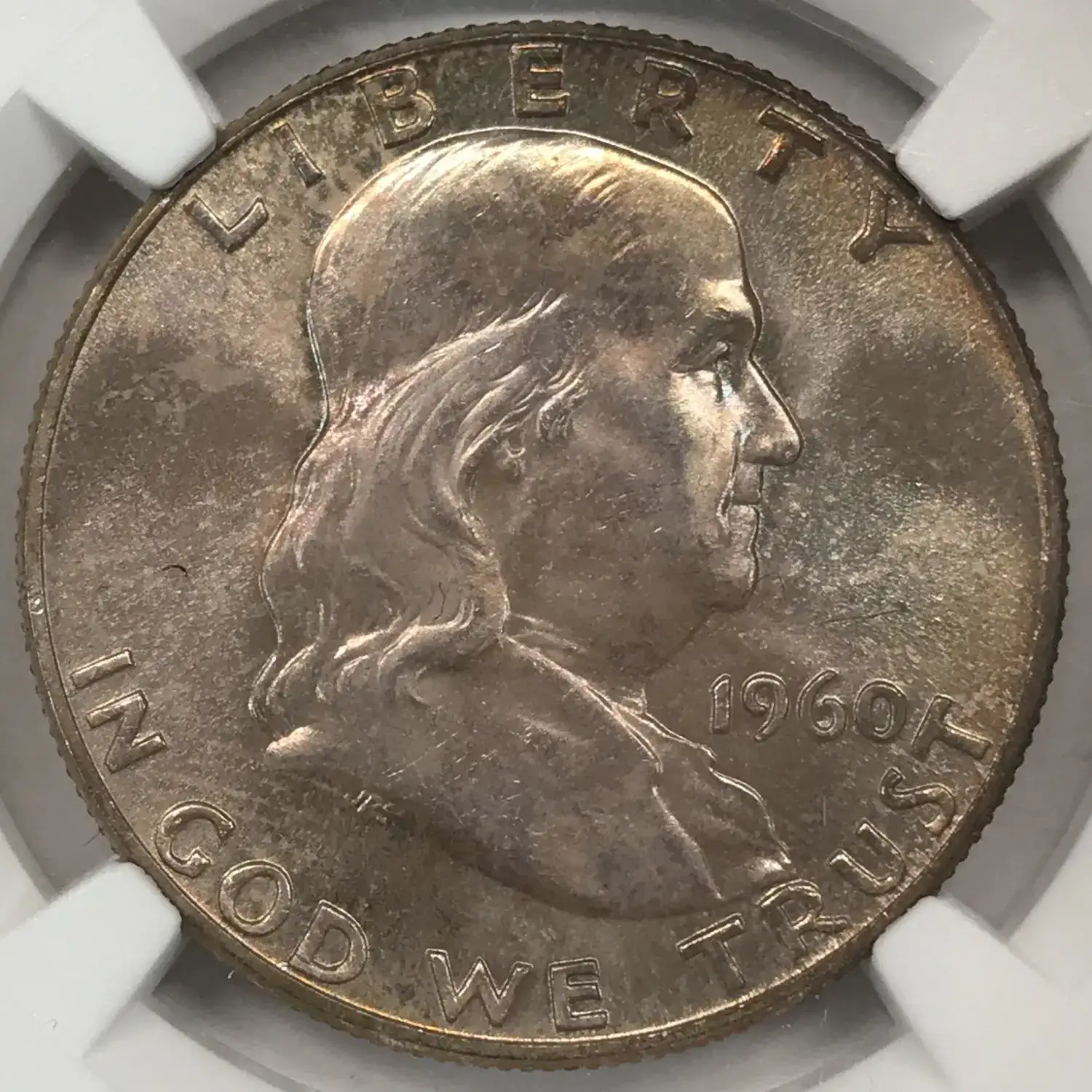 1960 Franklin Half Dollar NGC MS-66+ - Old Pueblo Coin