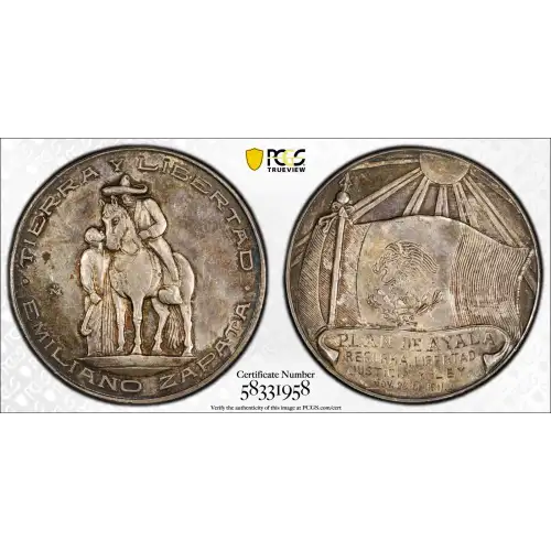 (1961-63)-Mo Medal Grove-P-378a Ag Emiliano Zapata