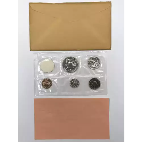 1962 US Mint Silver Proof Set w OGP Envelope & Paper (4)