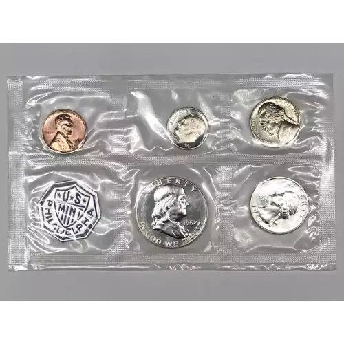 1962 US Mint Silver Proof Set w OGP Envelope & Paper (2)