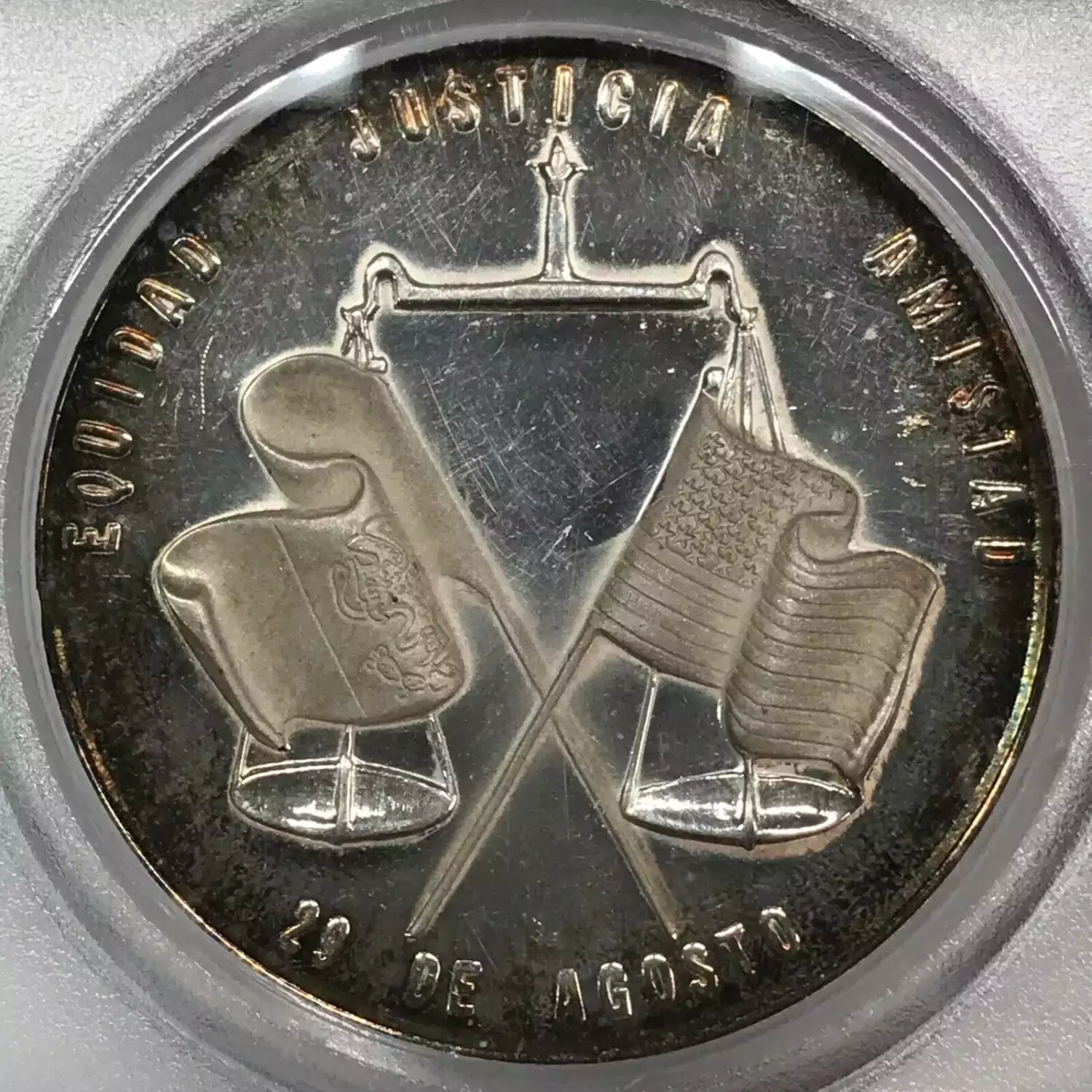1963 Mexico Medal PCGS SP-63 Grove-824a Ag - Old Pueblo Coin