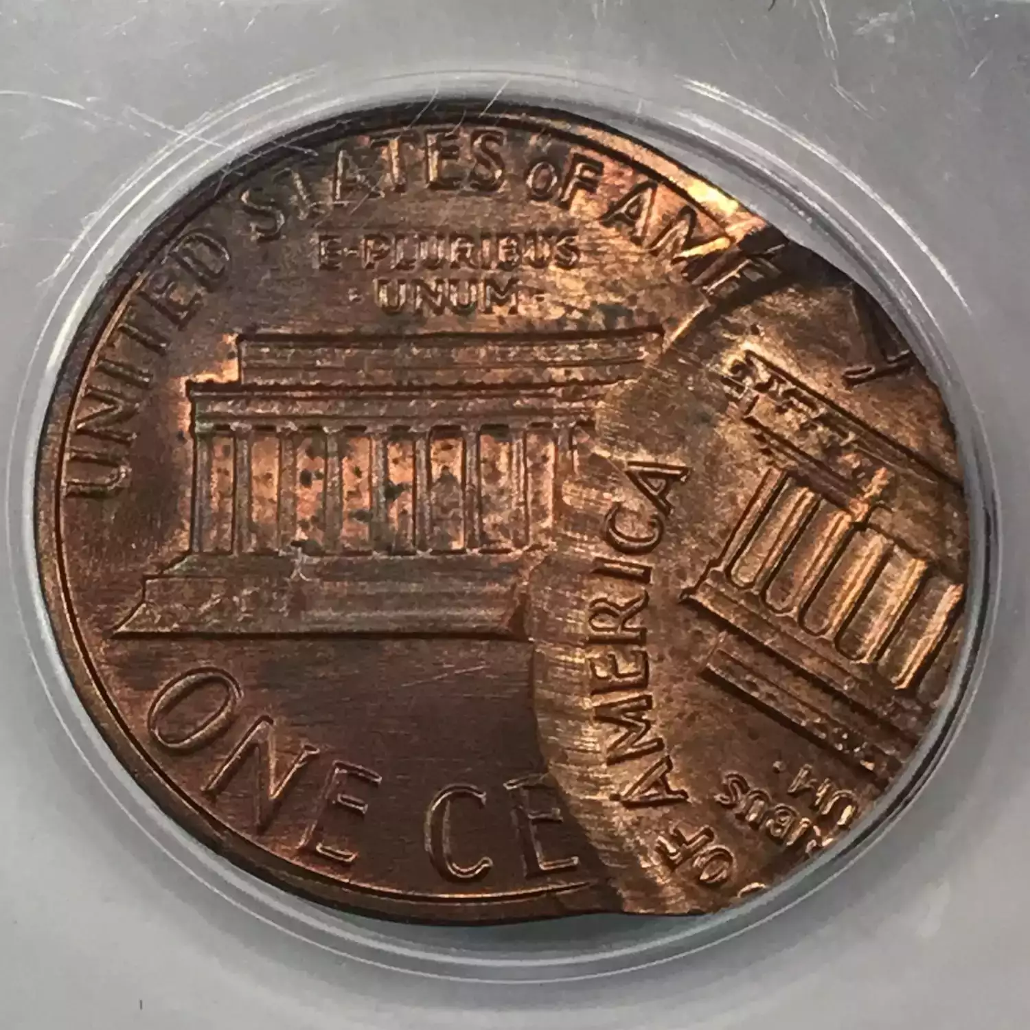 1980 Lincoln Memorial Cent ANACS MS-63 RB Double Struck 2nd