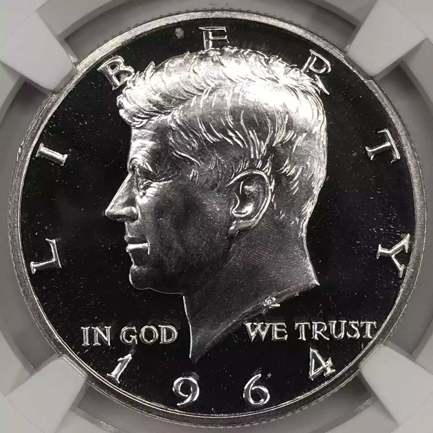 1964 Silver Kennedy Half Dollar NGC PF 66 ACCENT HAIR Old Pueblo Coin 1964-silver-kennedy-half-dollar-ngc-pf-66-accent-hair-old-pueblo-coin