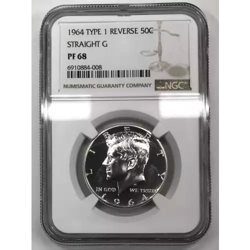 NGC PF68 1964 アメリカ ケネディ ハーフダラー サイン 銀貨 1964年 アメリカ ハーフダラー ケネディ NGC PF68 サインラベル 銀貨