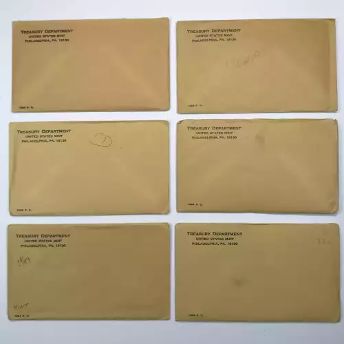 1964 US Mint Silver Proof Set w OGP Envelope & Paper