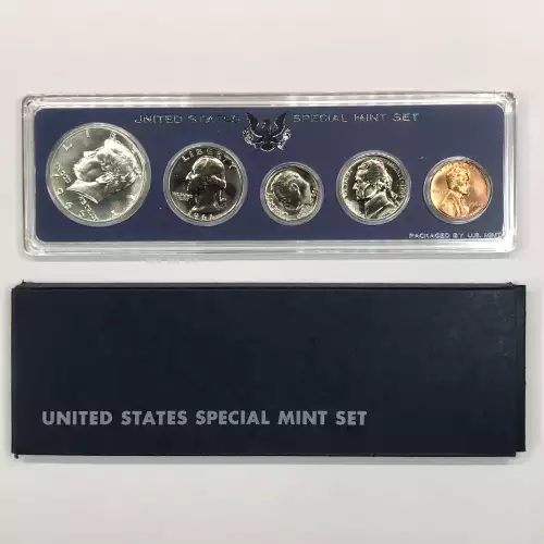 1966 Special Mint Set (SMS) w US Mint OGP Box - 40% Silver Kennedy Half Dollar