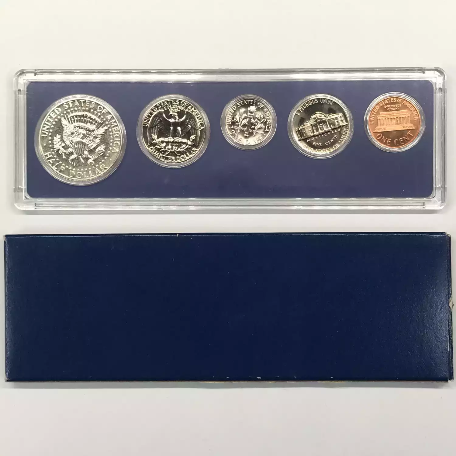 1967 Special Mint Set (SMS) w US Mint OGP Box - 40% Silver Kennedy Half Dollar (3)