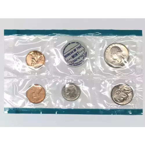 1968 US Mint Uncirculated 10-Coin P&D Set 1968-D 40% Silver Kennedy Half Dollar (3)