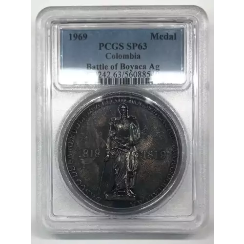 1969 Medal Battle of Boyaca Ag