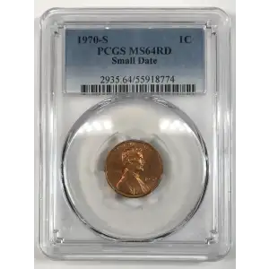 1970-S 1C Small Date, RD