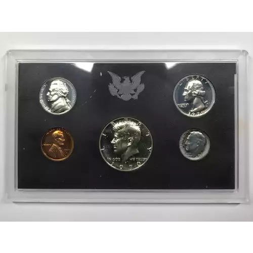 1970 US Mint Proof Set w OGP Box - 40% Silver Kennedy Half Dollar